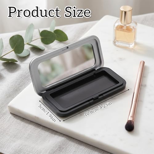 Magnetic Needle Holder Case with Clear Acrylic Lid, Strong Magnetic Sewing Pin Storage Case with Visible Lid Sewing Needle Organizer Box for Sewings Quilting Paper Clips