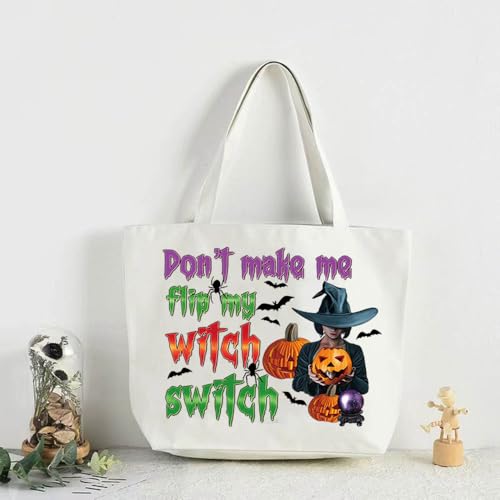 Happy Halloween Heat Transfer Vinyl Patches, 4 Packs Witch Iron on Transfer Stickers Sweet and Spooky Pumpkin Ghost Dwarf Bat Design Large Patches Heat Thermal Press Appliques for Jacket T-Shirt Bags - color: I