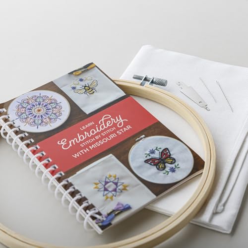 Learn Embroidery Stitch by Stitch with Missouri Star Kit, Blue