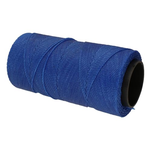 The Beadsmith Knot It Waxed Polyester Cord – Blue Color – 0.7mm Diameter – Light Wax, 144 Meters (472 Feet) Per Spool – Make Jewelry, Macrame, Friendship Bracelets and DIY Crafts - color: Blue
