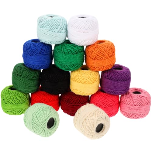 32 Rolls Cross Stitch Thread Sewing Machine Thread Kit Cross Stitching Crochet Size 10 Embroidery Sewing Machine Convenient Embroidery Manual Cotton