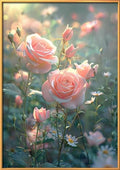 Leczany Cross Stitch Patterns Stamped Kit for Beginners | Embroidery Supplies DIY Craft Kit Needlepoint for Adults Starter | 11CT, 3 Strands | Pink Rose 15.8x22.8 inches - color: 11CT Stamped kits, Pink Rose 15.8x22.8 inches