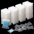 400 PCS Embroidery Floss Bobbins Embroidery Thread Organizer Plastic Floss Bobbins Embroidery Thread Cards for Cross Stitch - color: Clear