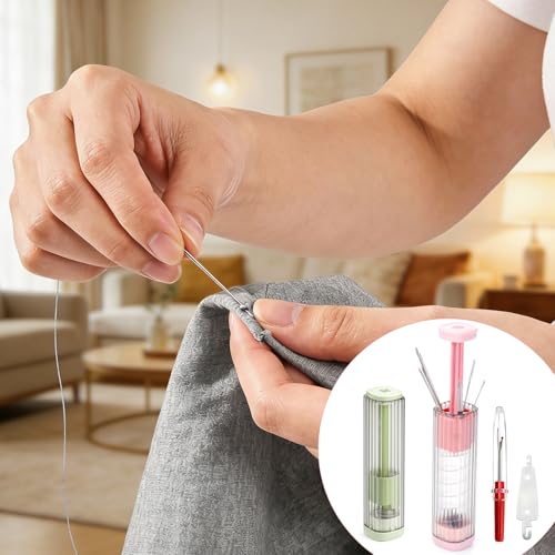 XANGNIER Magnetic Needle Case with Pop-up Design,2 Pcs
