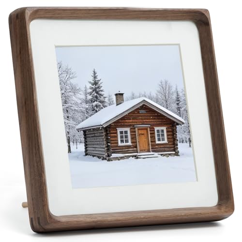 Square 8x8 Picture Frame with Mat Matted to 6×6 - size: 8×8