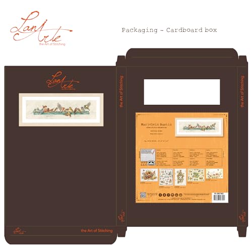 Lanarte Counted Cross Stitch Kit: The Pecking Order (Evenweave) - style: Traditional