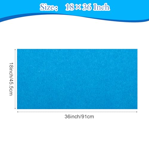 Felt Fabric 18" X 36" (Blue) - color: Blue, size: 18" X 36"