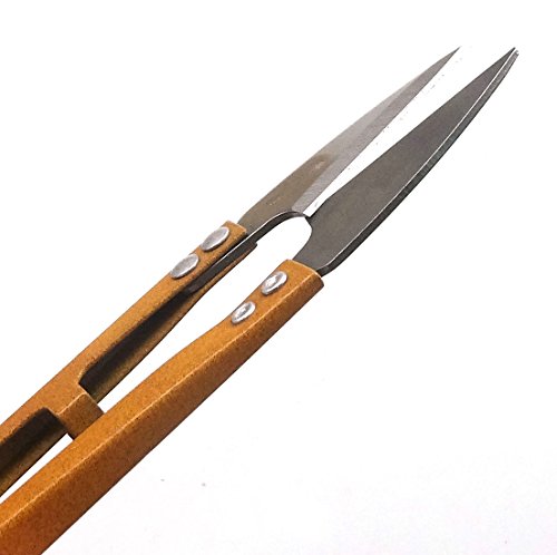 Penta Angel 4.1inch Sewing Scissors Yarn Thread Scissors Mini Small Snips Trimming Nipper - Great for Stitch,DIY Supplies (3PCS, Gold)