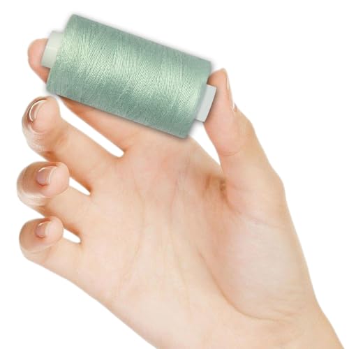 All Purpose Polyester Sewing Thread-2 Spools for Hand and Machine Sewing(Grey Sage) - color: Grey Sage