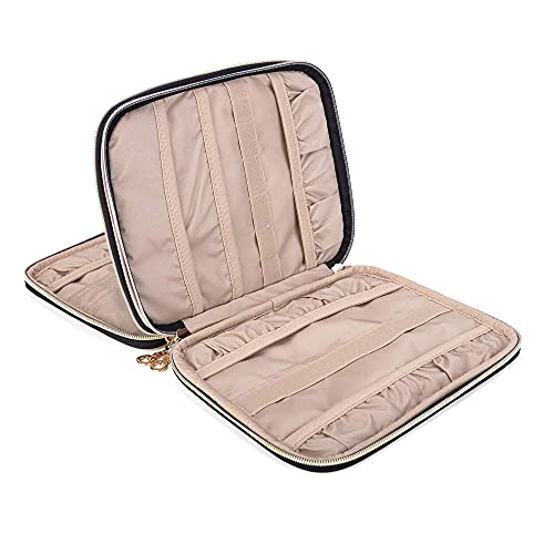 Teamoy Crochet Hook Case Organizer, Crochet Needle Storage Bag, Misty Rose - color: Misty Rose