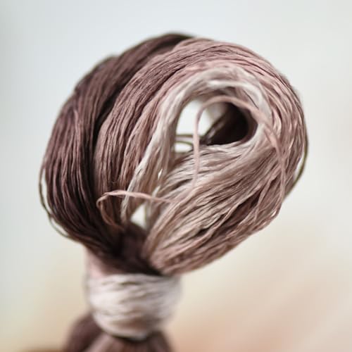 Natural 100% Mulberry Handmade Embroidery Silk Thread Silk Floss (59) - color: 59