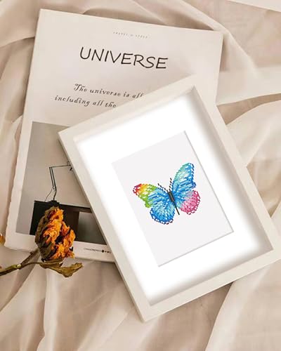 PeakLuv Mini Diamond Art Kits Butterfly Small Diamond Painting Kits - color: Butterfly2