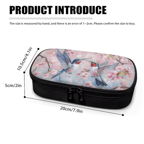 Cherry Blossom Hummingbirds Insulin Cooler Travel Case Insulated Diabetic Bag with Top Handle Medication Cooler Bag for Insulin Pens and Blood Glucose Monitor Supplies Easy to Carry - color: Cherry Blossom Hummingbirds