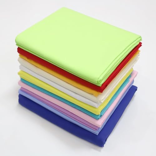 Pink Cotton Fabric 1 Yards, 100% Natural Cotton Poplin Fabric by The Yard, 59 Inches Wide Lining Fabric for Sewing Apparel Cloth Hard-Wearing & High-Density Embroidery Quilting, Sewing Material - color: Pink, size: 1Y