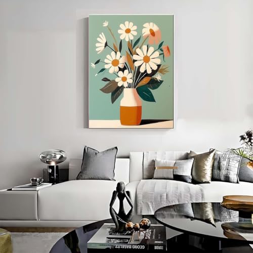 Lzyueyuan Flowers Stamped Cross Stitch Kits for Adults Beginner,Cross Stitch Ornament Kits Counted Embroidery Needlepoint Kits Home Decor 11.8X15.7inch - color: Cross Stitch-1029-6