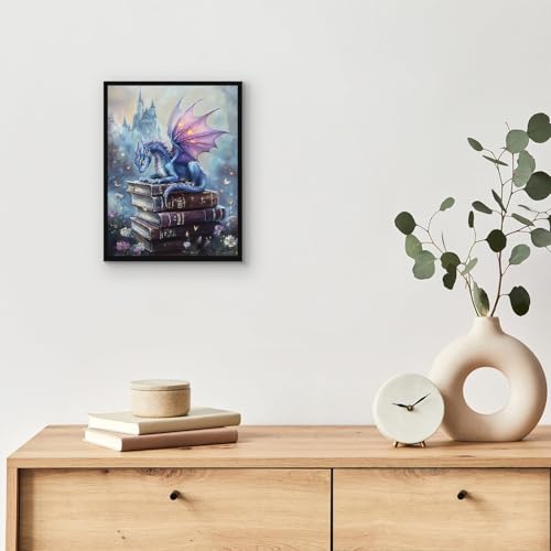 TCDZMYGS Stamped Cross Stitch Kits for Beginners,Dragon 12x16in - color: cross stitch-0828-3