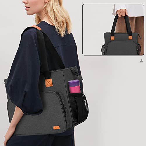 LUXJA Embroidery Project Carrying Bag, Black - color: Black