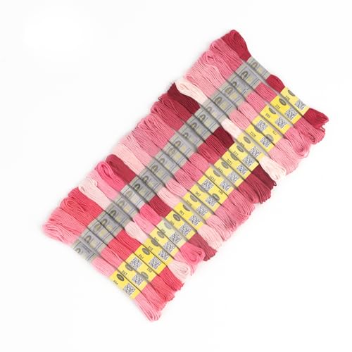 22 Skeins Double Mercerized Egyptian Cotton Embroidery Floss 8.75 Yards Per Skein for Cross Stitch Thread, Friendship Bracelets Floss, Craft Floss, Embroidery Floss Set (Set 2 (22 Skeins)) - color: Set 2 (22 Skeins)