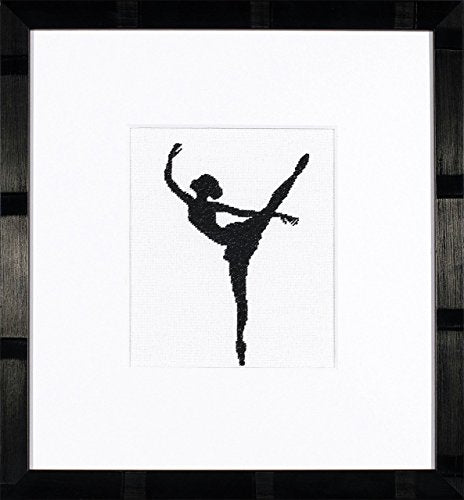Lanarte Counted Cross Stitch Kit: Ballet Silhouette 2, NA, 1.5 x 14.5cm - style: Ballet Silhouette 2