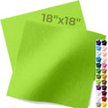 IONTACH 18" X 18" Soft Felt Sheets 1.6mm Thick (2 Packs, Apple Green) - color: Apple Green