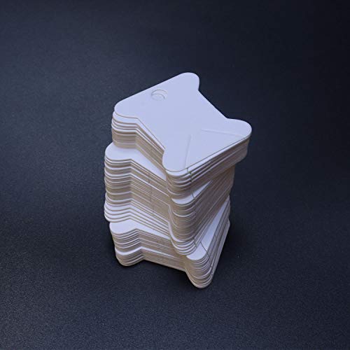 Embroidery Floss Bobbins-Paper Cross Stitch Embroidery Thread Organizer Cardboard -Floss Bobbins- Crafts Floss Bobbins -165 Thread Bobbin Cards (White) - size: 165 bobbins