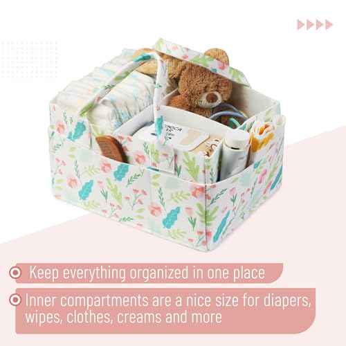 Mr. Pen- Baby Diaper Caddy Organizer, Blooming Palette - color: Blooming Palette, size: 1 Pack, Regular