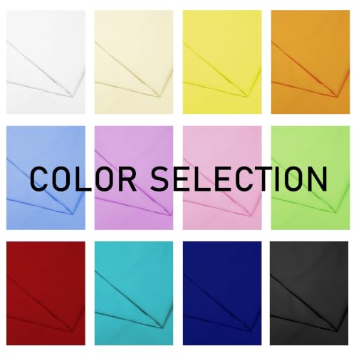 3 Yards Red Cotton Fabric by The Yard in Solid Color - 59” Wide High-Density Natural Cotton Material Apparel Cloth for Quilting, Sewing, Crafts, Binding, Backing & Lining - color: Red, size: 3Y