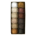 Valdani Pearl Cotton Sz 8 | Delicious Chocolate | 12 Balls | 73 Yds/Ball - color: Delicious Chocolate S8, size: 8