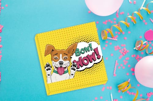 DIAMOND DOTZ Bow Wow Word Art Diamond Painting Kit for Adults with Gems - color: Bow! Wow!