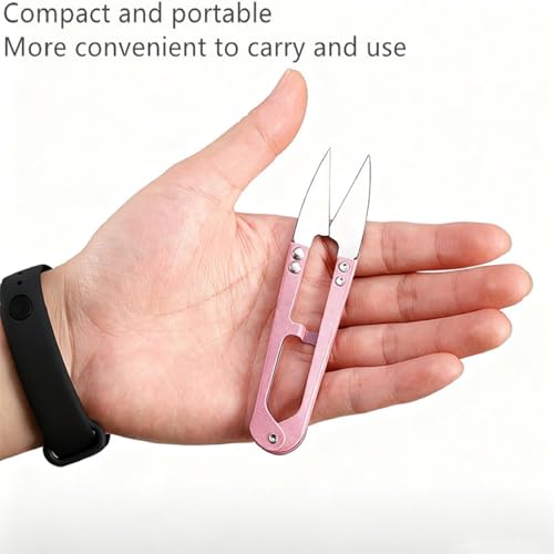 Bestac 3-Pack Thread Snips, Small Sewing Scissors for Yarn, Thread & DIY Crafts, Precision Trimming Nipper for Stitching and Quick Cuts.