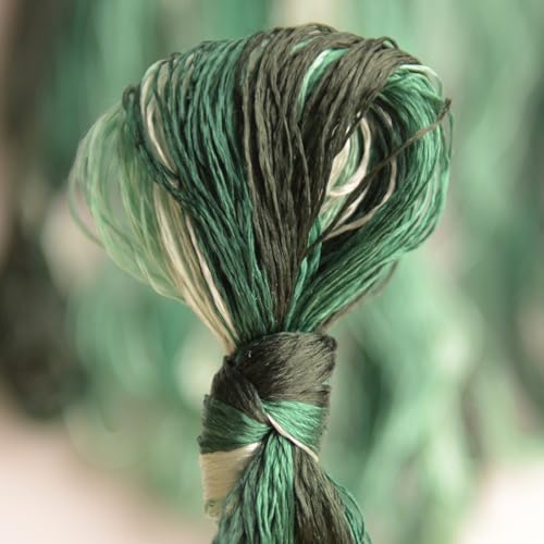 100% Mulberry Silk Embroidery Thread 9 Colors 110m Each (34) - color: 34