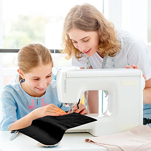Mixweer 300 Pcs 4 x 4 Inches Cotton Fabric Squares Precut Quilting Fabric Bundles Solid Colors Quilt Material for DIY Craft Sewing Embroidery(Black) - color: Black