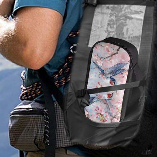 Cherry Blossom Hummingbirds Insulin Cooler Travel Case Insulated Diabetic Bag with Top Handle Medication Cooler Bag for Insulin Pens and Blood Glucose Monitor Supplies Easy to Carry - color: Cherry Blossom Hummingbirds