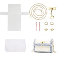 SXYYDSG 1 Set Blank Needlepoint Canvas Sheets, Hand- Knit Woven Bag Making Tool, DIY Plastic Mesh Canvas Sheet Knitting Kit for Handmade Yarn Knit Crochet Projects and DIY Sewing Bag