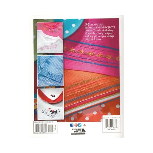 Leisure Arts Embroidered Monograms and More: Book 2