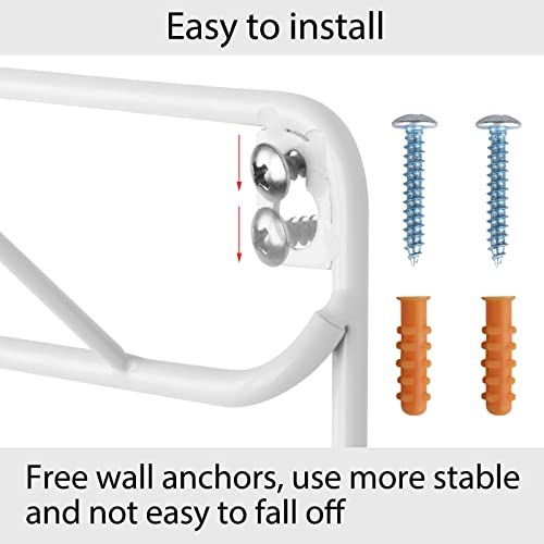 YBING Thread Holder Wall White, 54-Spool Sewing Thread Rack - color: white