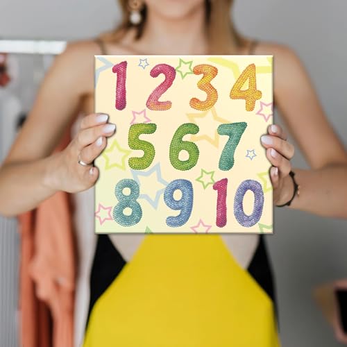 DIAMOND DOTZ Count Number Art Diamond Painting Kit for Adults with Gems - color: DOTZ Count