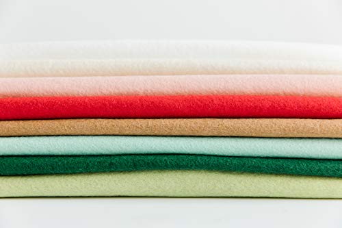 Kimberbell Felt Sheet, Color: Cherry Red, Size: 12 x18, Thickness: 1.4 mm, Iron-Friendly & Machine Washable, Machine Embroidery, Quilting & Sewing - KDKB1232 - color: Cherry Red