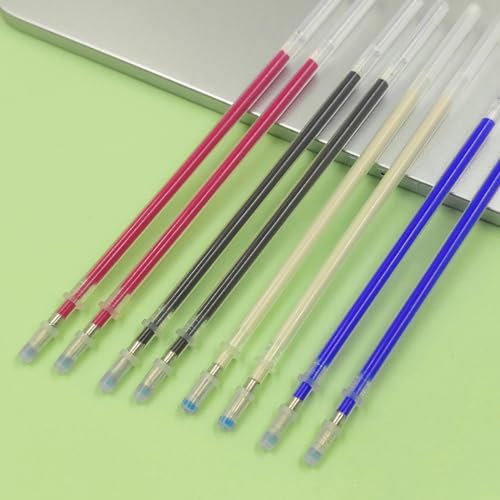 4 Pcs Heat Erasable Pens for Fabric with 60 Refills, Fabric Marking Pens