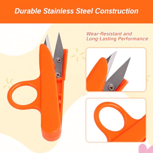 Thread Snips Scissors for Sewing Small Plastic Sewing Nippers Embroidery Snippers Craft Snip Cutters and Thread Clippers for Cutting Thick Fabric and Fishing Line