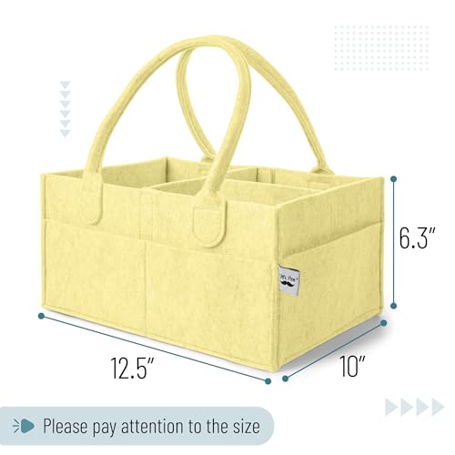 Mr. Pen- Baby Diaper Caddy Organizer, Lemon Glow - color: Lemon Glow, size: 1 Pack, Regular