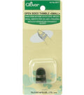 Clover Metal Open-Sided Thimble, Small - style: Open Small