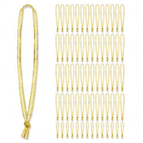 Mandala Crafts Gold Christmas Ribbon Ornament Hangers Loops, 100 PCs - color: Gold