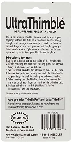 Colonial Needle Ultra Thimble-8/Pkg