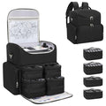 Relavel Tattoo Travel Case with 4 Inner Removable Pouches, Black - color: Black, size: Medium