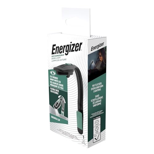 Energizer Flex-R LED Rechargeable Book Lights for Reading at Night, Reading Light with Warm LED Color, Long-Lasting and Lightweight Reading Lamp - color: Multicolor
