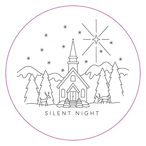 Christmas Embroidery Transfers (set of 10 hoop designs!)