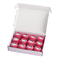 Rhapsody Pearl Cotton Thread Size 8 Crochet Thread Perle 12 Balls Set Hand Knitting, Embroidery, Sashiko, Cross-Stitch, Sewing, Needlepoint, DIY, Quilting (DK Cranberry, Col. 228) - color: DK Cranberry, Col. 228