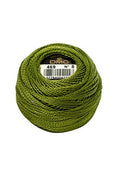 DMC Pearl Cotton Balls, Size 8, Avocado Green - color: Avocado Green, style: 8 Thread Count