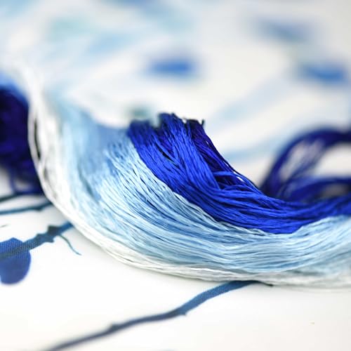 Natural 100% Mulberry Handmade Embroidery Silk Thread Silk Floss (70) - color: 70